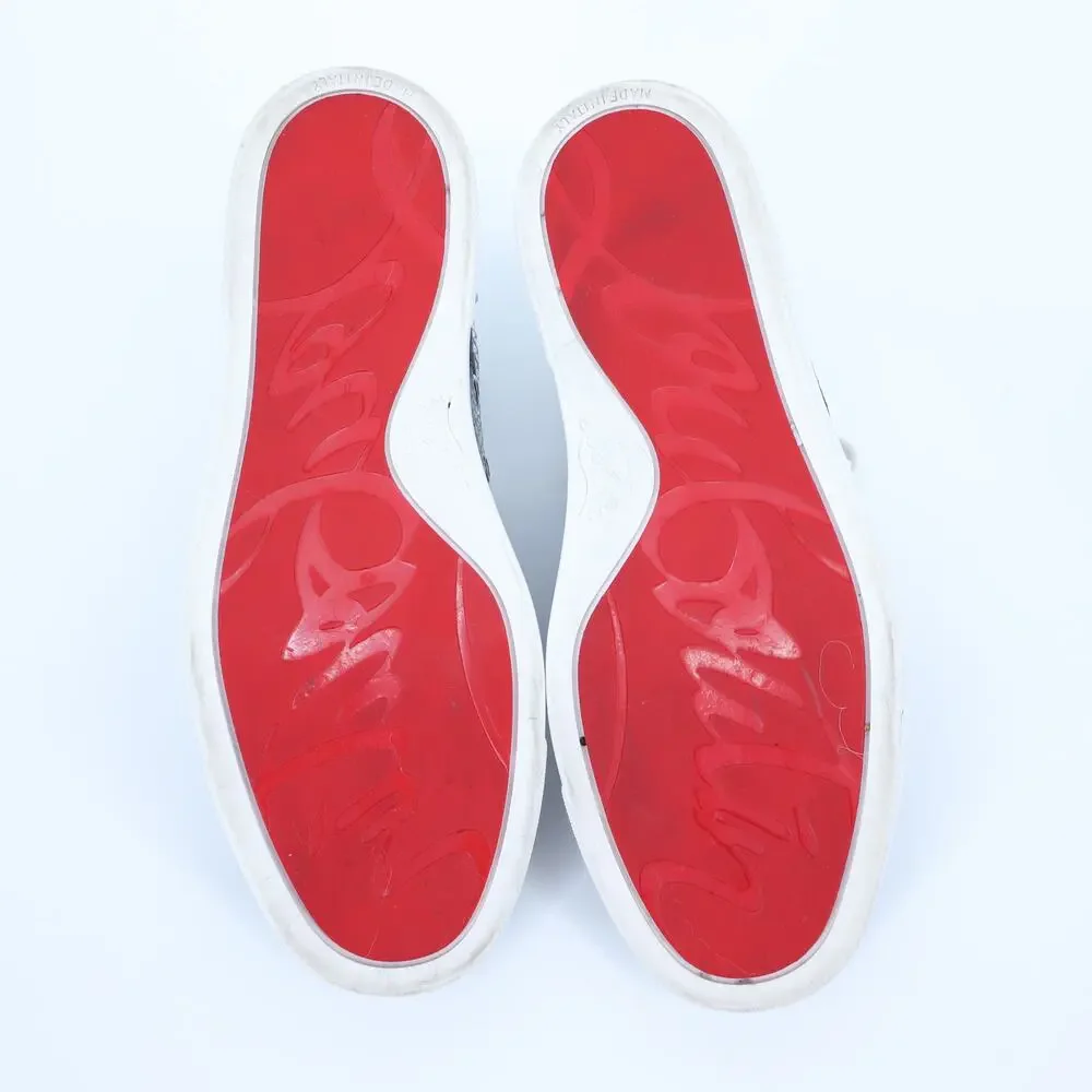 CHRISTIAN LOUBOUTIN Fun Vieira Orlato Sneaker Amazonia Silver Women's 36/US 6